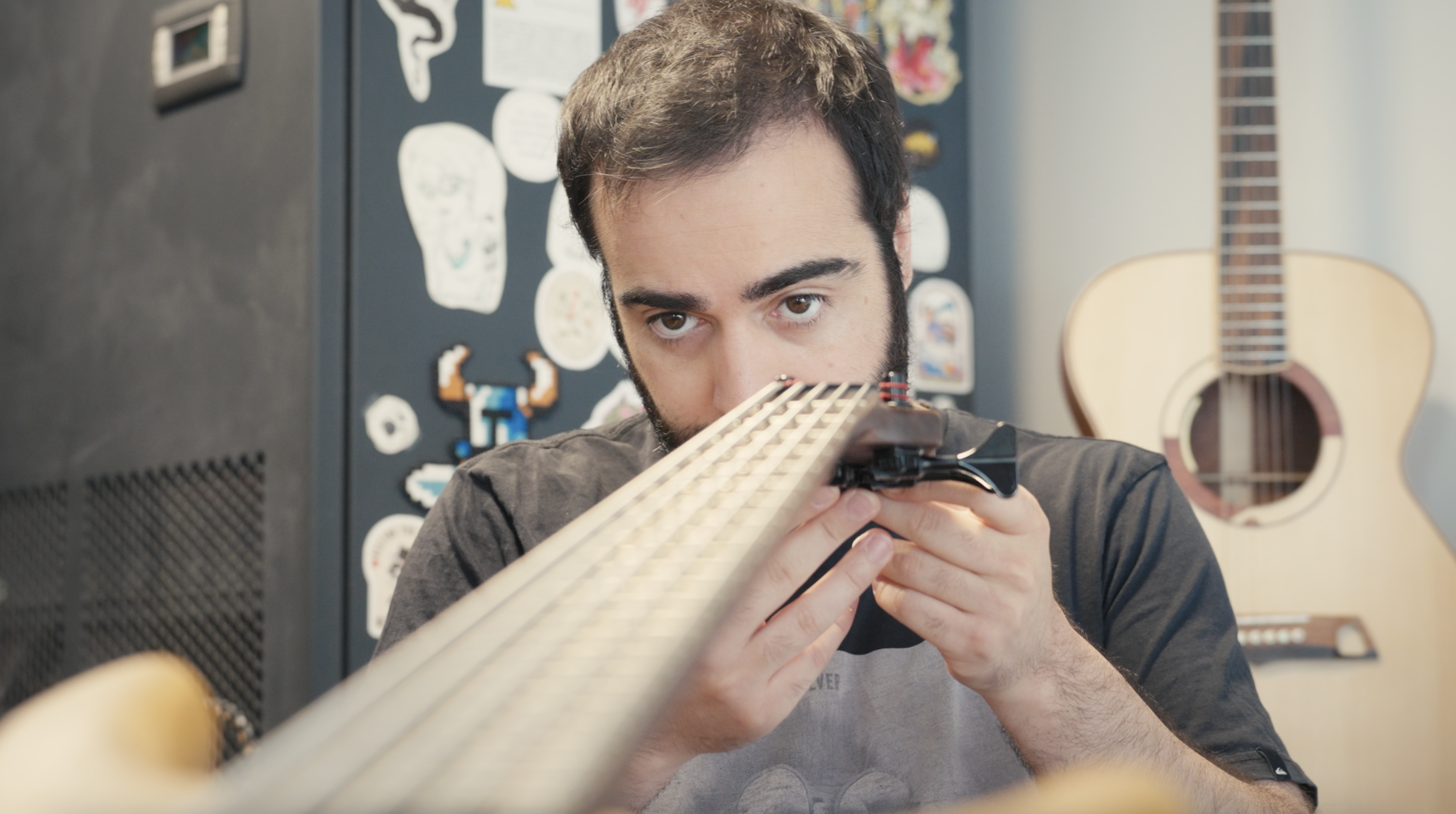 François Viala dans son atelier